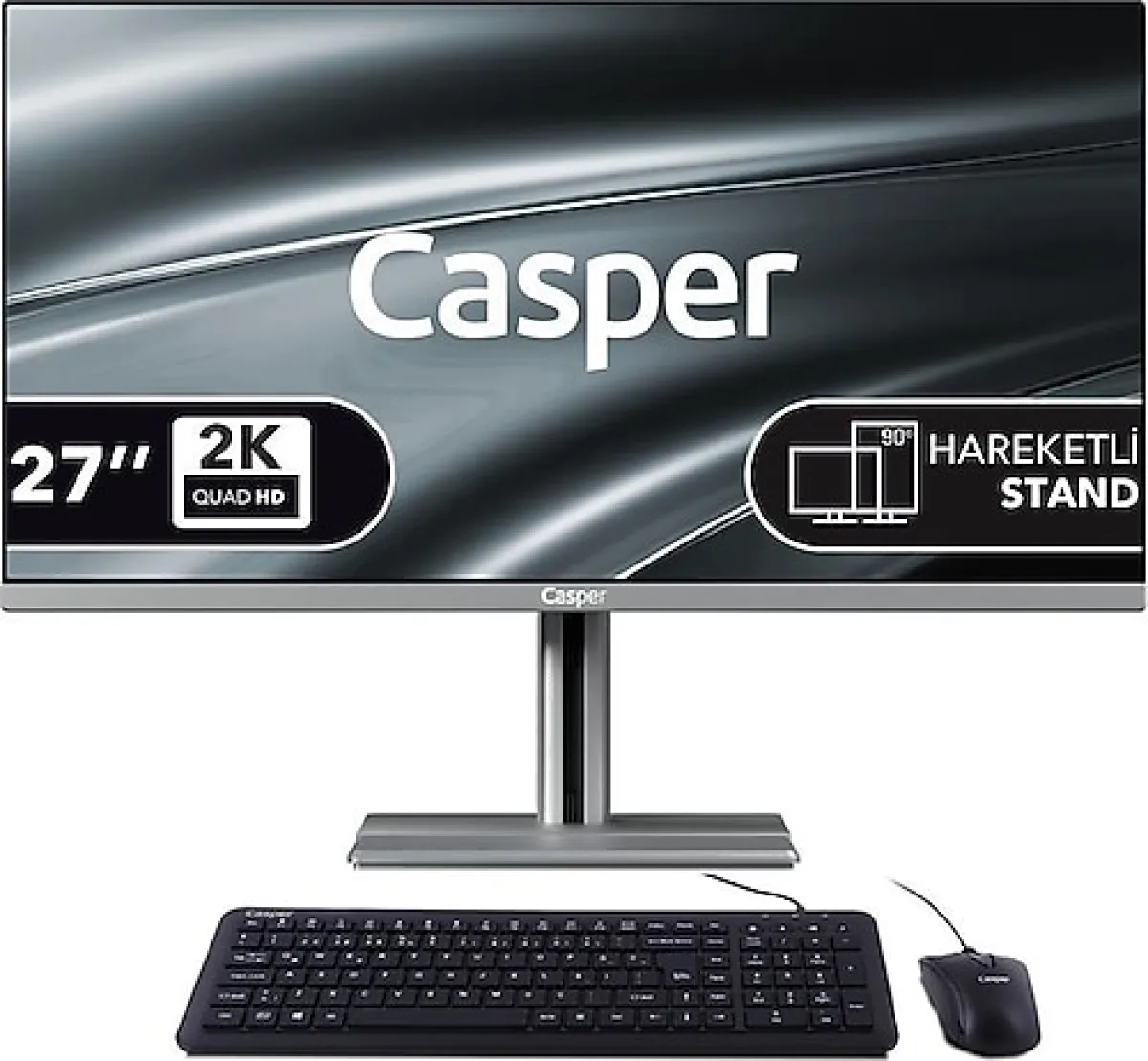 Casper Nirvana A97.1362-BE00X-V-G-K i7-13620H 16 GB 500 GB SSD UHD Graphics 27" QHD All in One PC