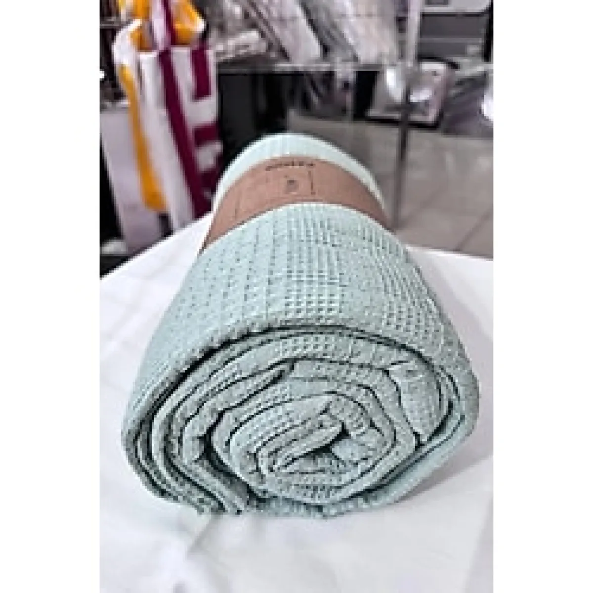 Çeyiz Diyarı Tek Kişilik Yazlık Pamuklu Tek Pike Yeşil