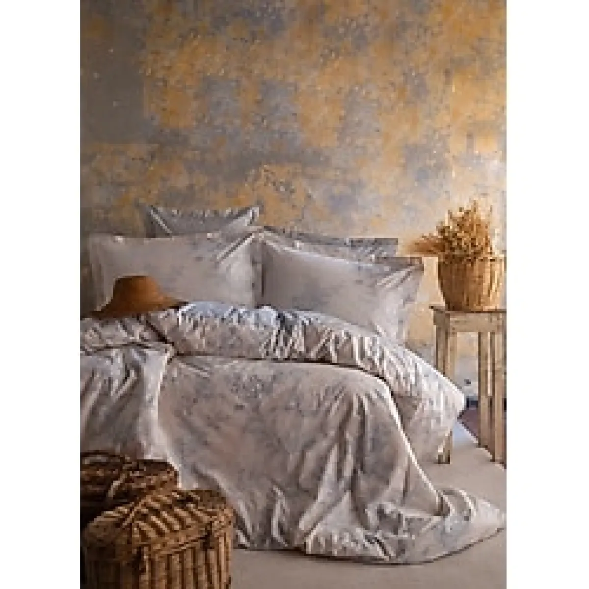 Çift Kişilik Mila Mavi Complete Set