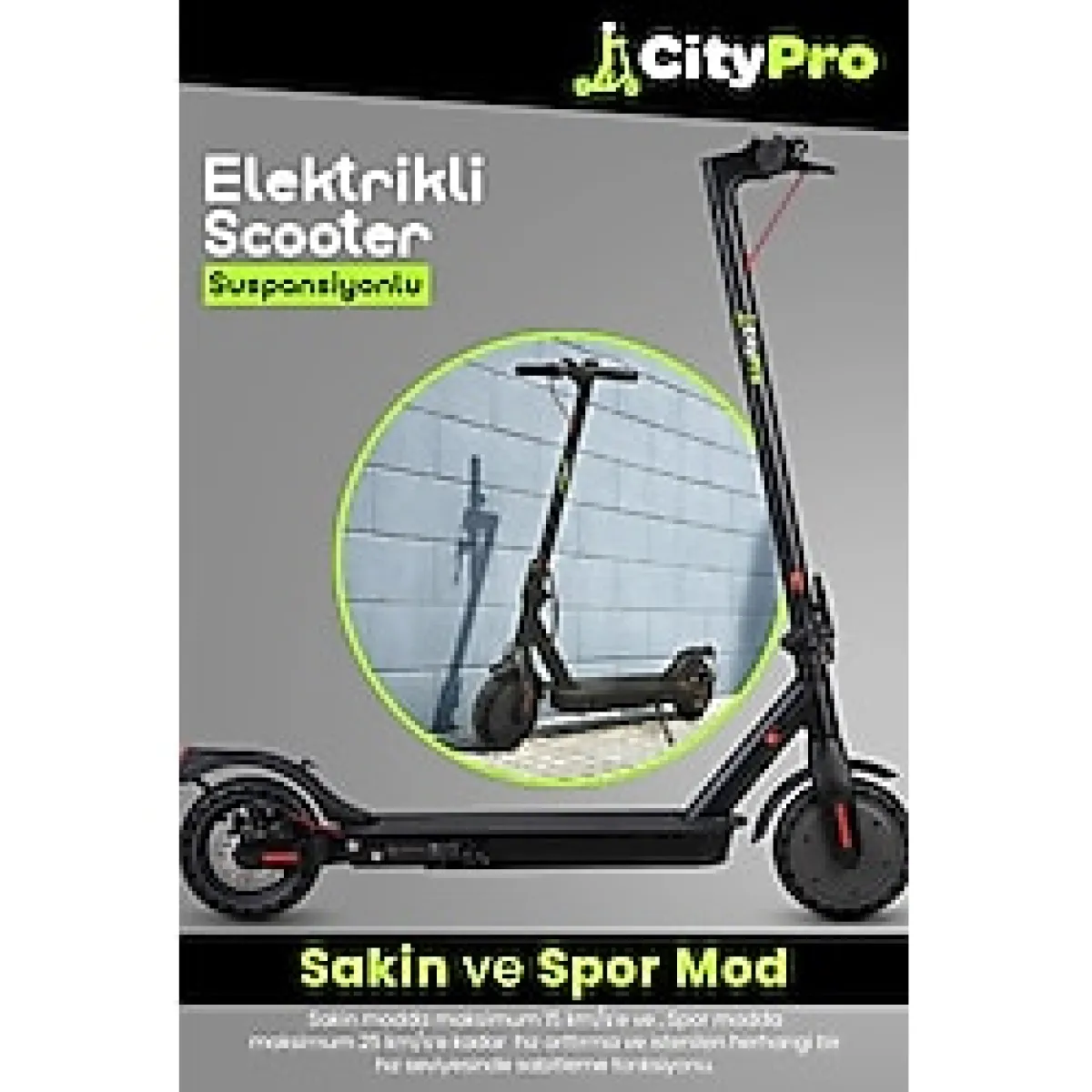 CityPro Elektrikli Scooter