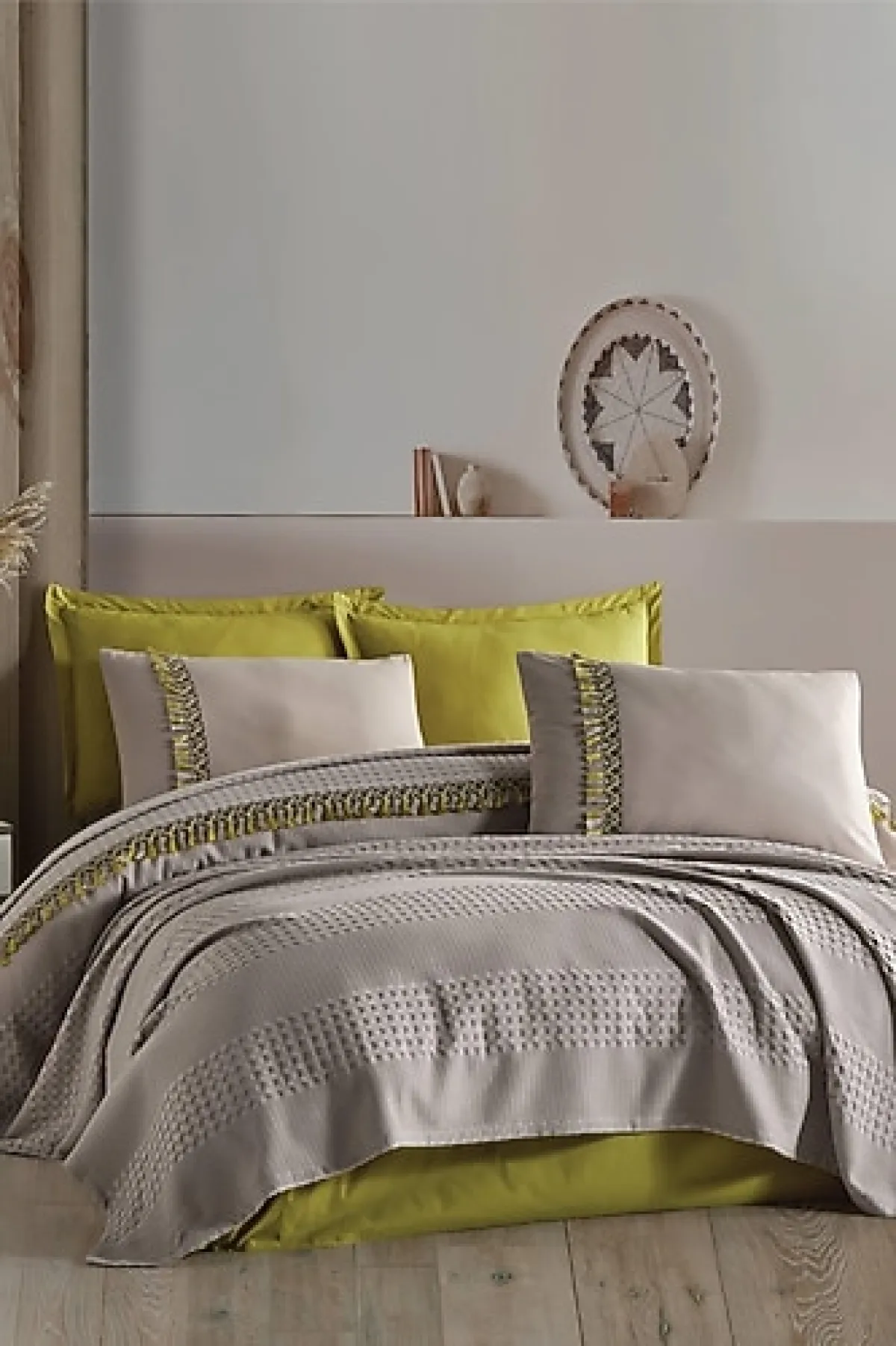 Clasy Bohamline Butik Tek Kişilik Pike Takımı