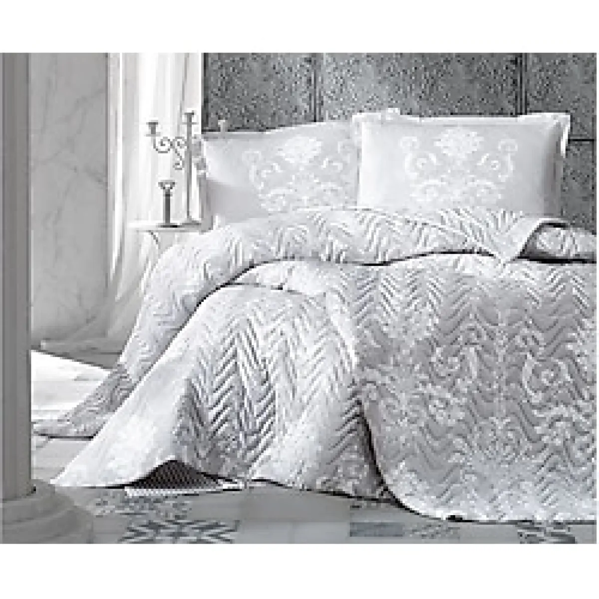 Clasy Çift Kişilik Dört Mevsim Set Alone v1 - 200 x 220 cm - Renkli