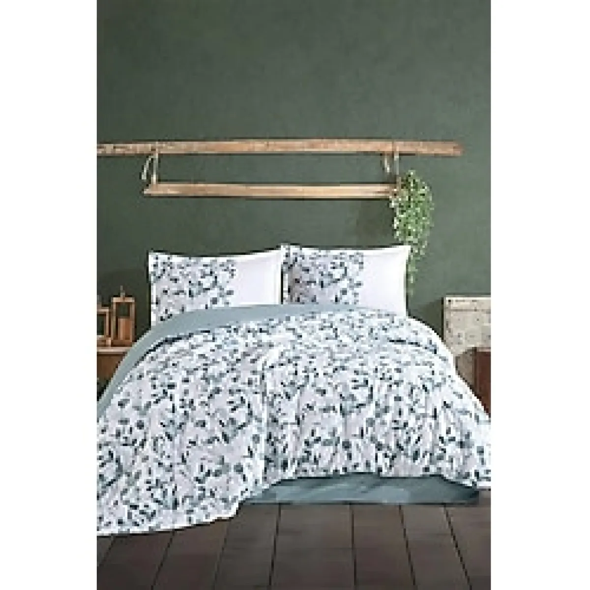 Clasy Ranforce %100 Pamuk Çift Kişilik Dört Mevsim Set Putto V1 Mint