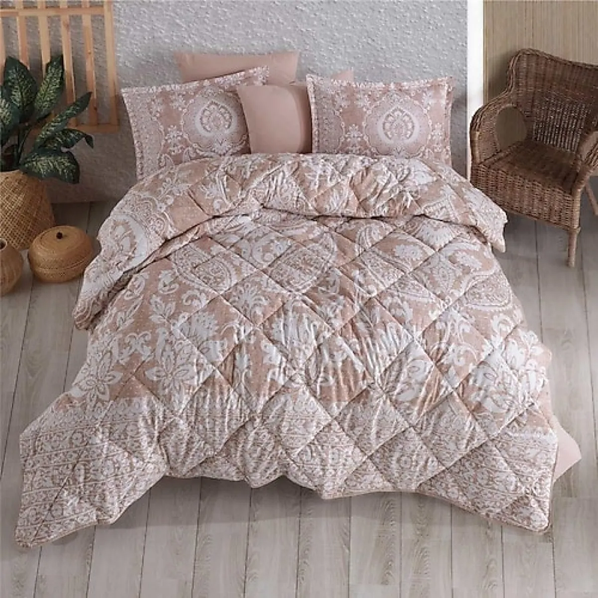 Clasy Ventana %100 Pamuk Çift Kişilik Uyku Seti