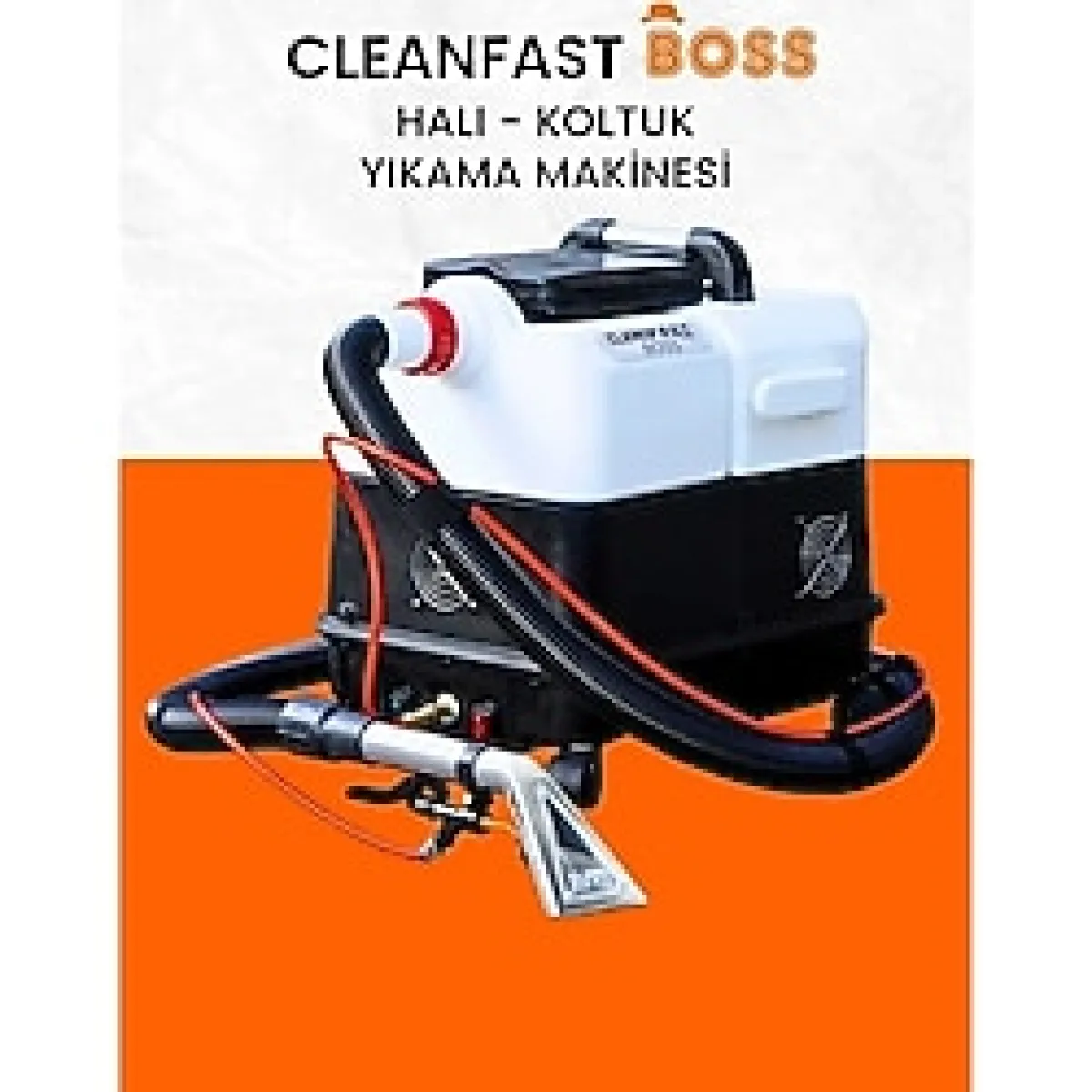 CLEANFAST BOSS ÇİFT MOTORLU KOLTUK YIKAMA MAKİNESİ