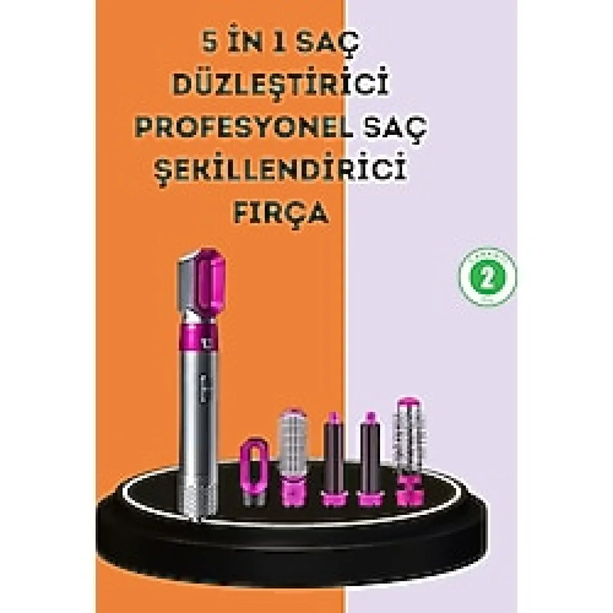 Çok Fonksiyonlu Saç Kurutma ve Şekillendirme Makinesi 5 Başlık - RZMAPP7086-4031