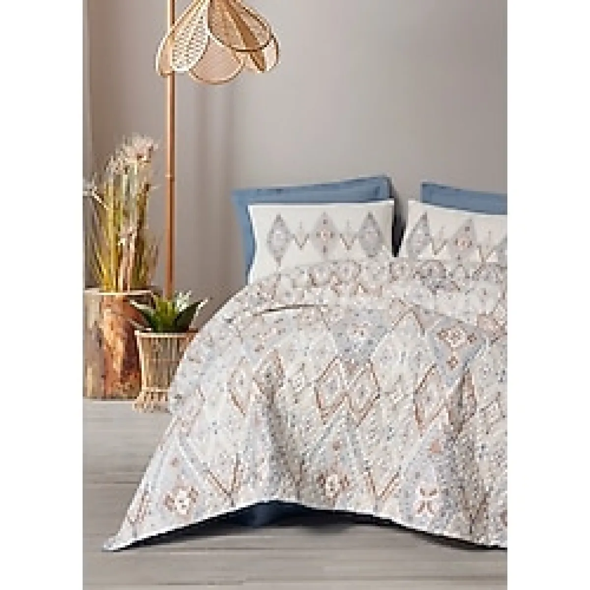 Cotton Box Bohem Çift Kişilik Complete Set Zanora Indigo