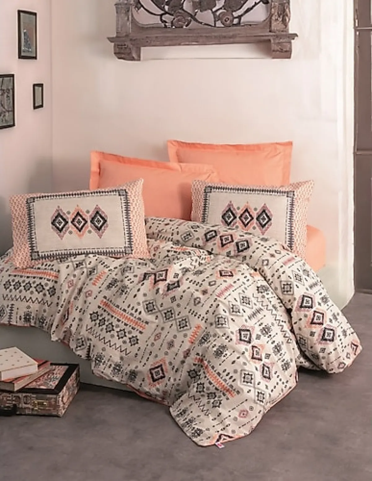 Cotton Box Etnich Kateri Çift Kişilik Nevresim Takımı