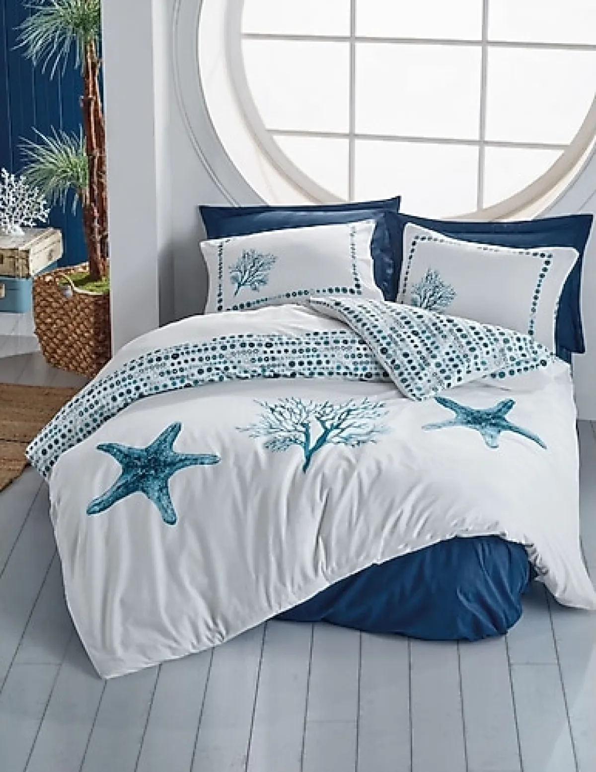 Cotton Box Maritime Star Çift Kişilik Nevresim Takımı