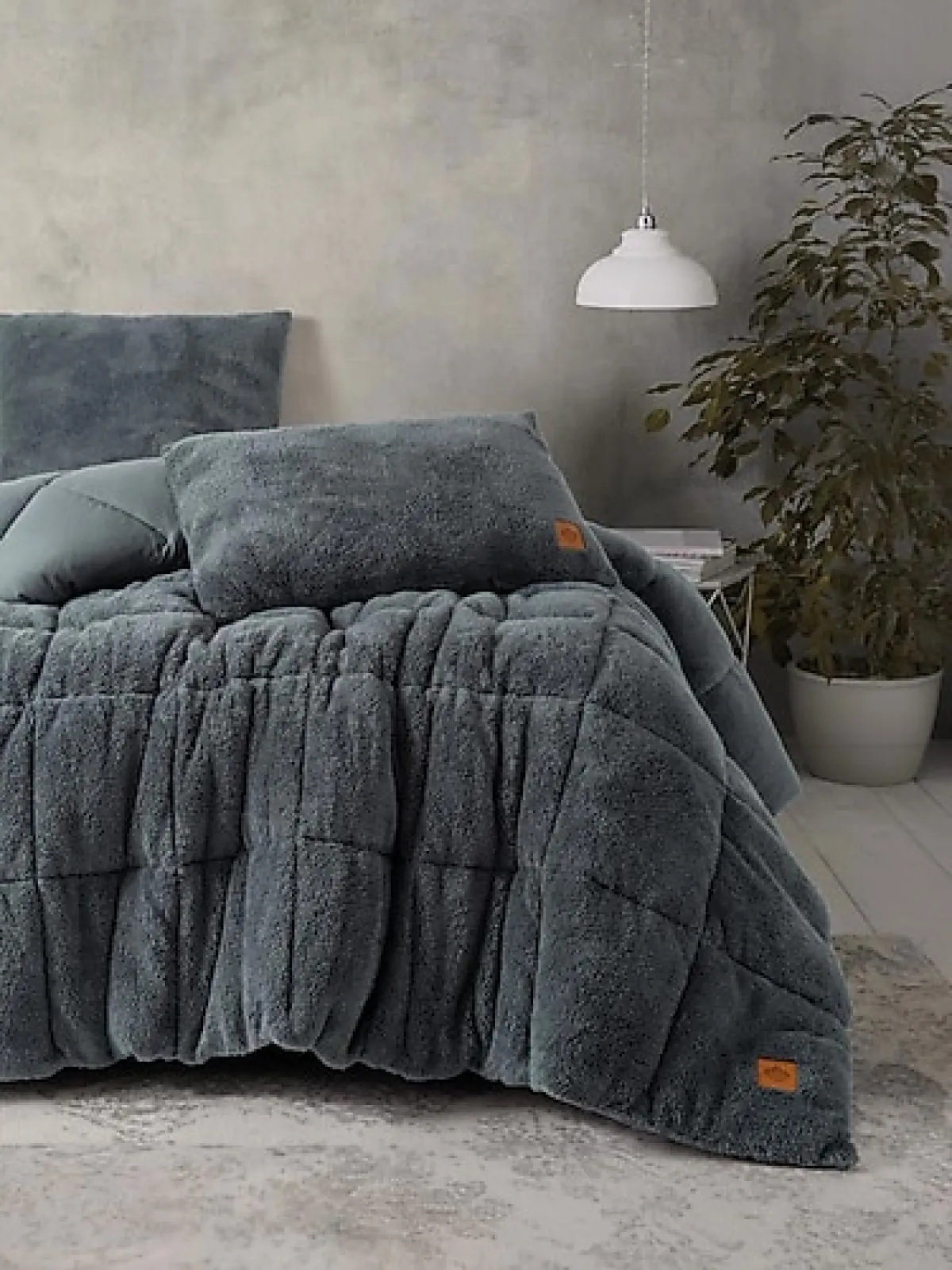 Cotton Box Peluş Çift Kişilik Yorgan Seti