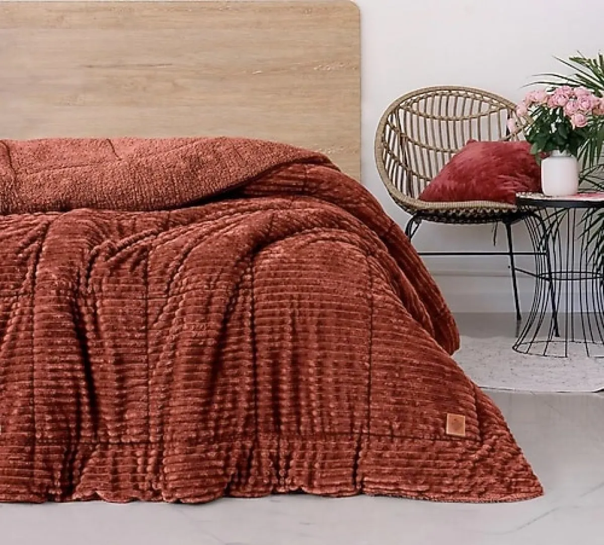 Cotton Box Wave Tarçın 195x215 cm Çift Kişilik Yorgan