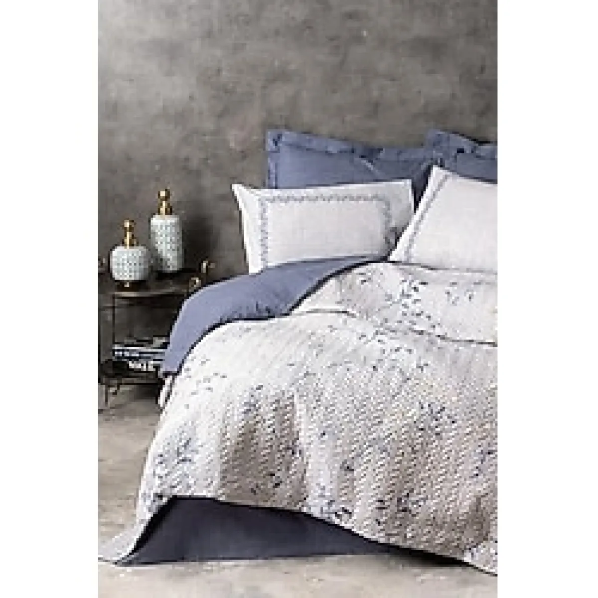 Cozy Home Çift Kişilik Complete Set Nitsa Lacivert