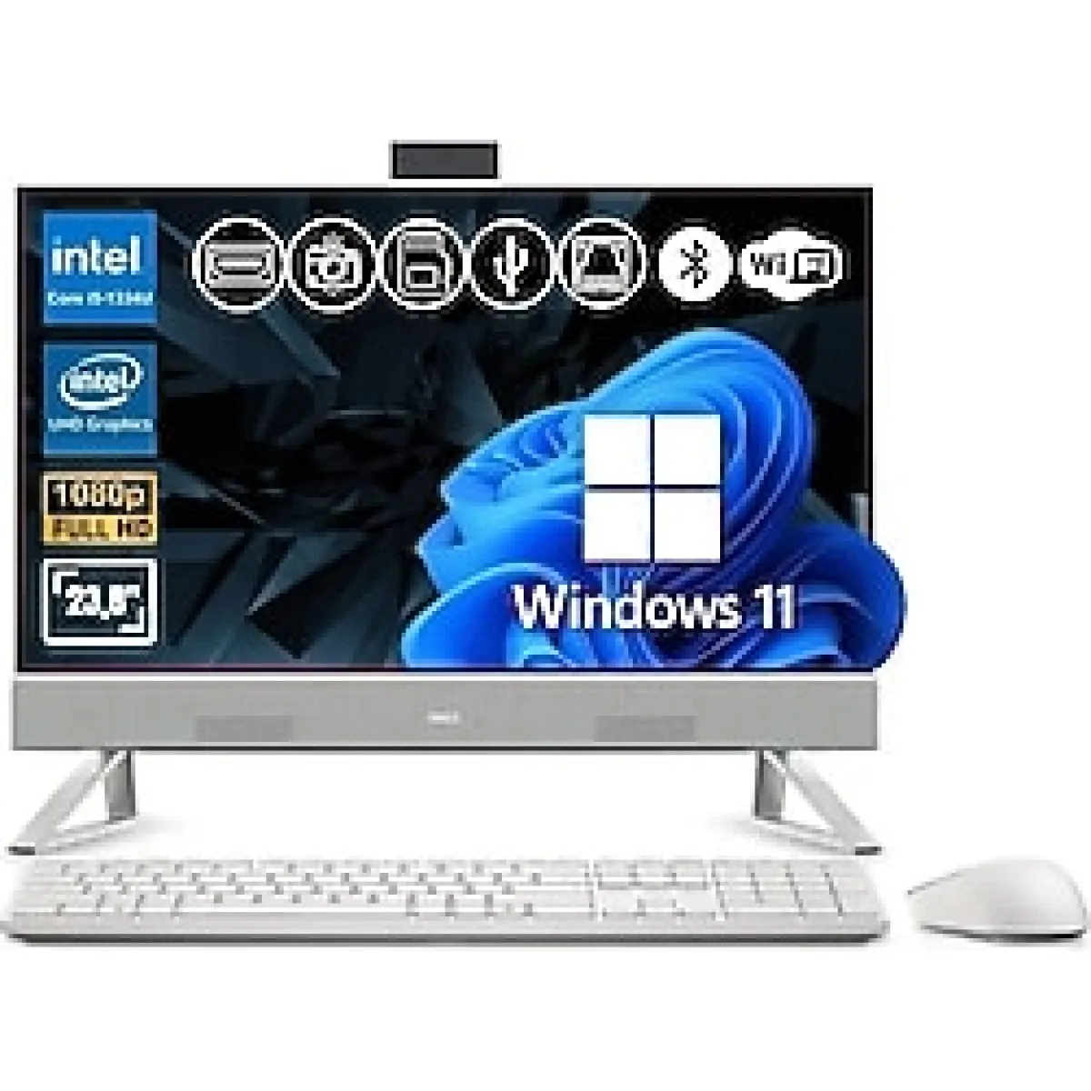 Dell I5-1334U 8Gb 2Tb Ssd 23.8" Fhd Ips W11pro All İn One Bilgisayar Ec242501020ubu Atl20