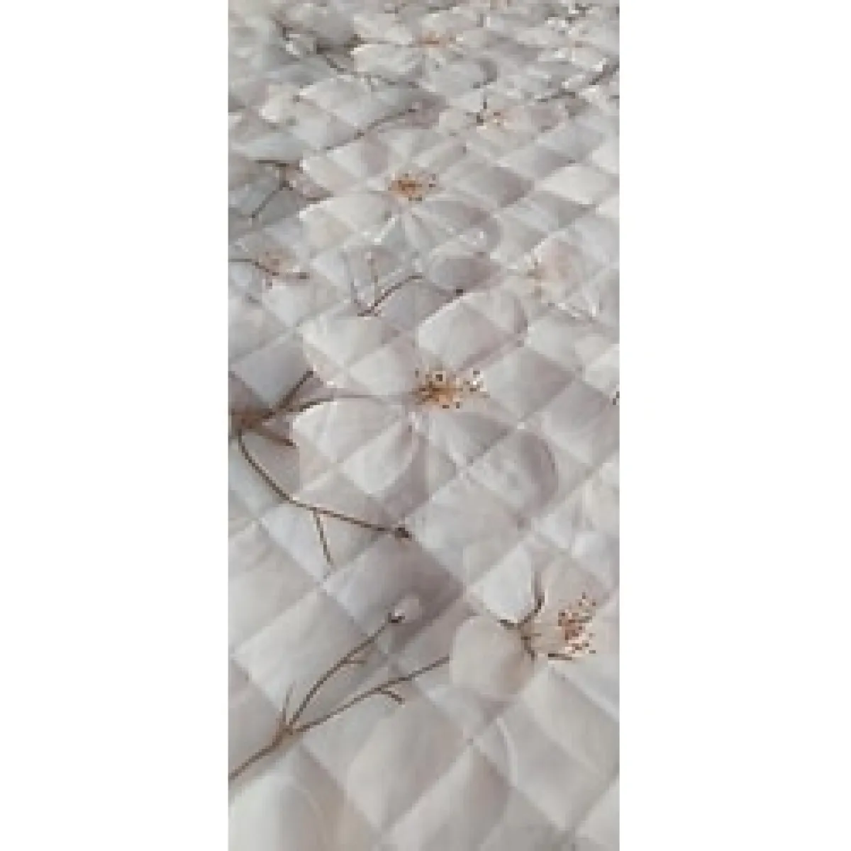 Dijital 3D kapitone çift kişilik pike takımı