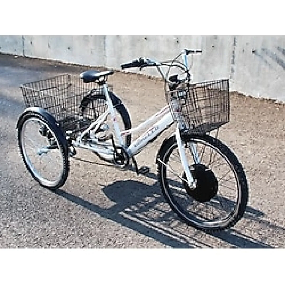 Dorello Elektrikli Bisiklet Cargo Bisiklet -Pazar Bisikleti Yük Taşıma Bisikleti - Beyaz