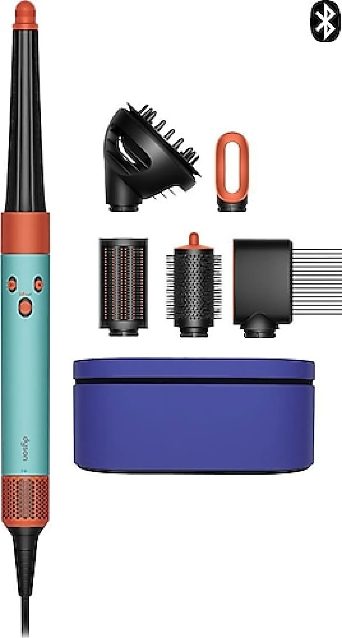 Dyson Airwrap i.d. Kıvırcık+Bukleli Ceramic Patina / Topaz Saç Şekillendirme Seti