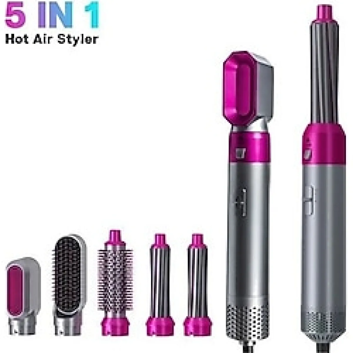 Egonex 5 in 1 Saç Kurutma Fön ,Elektrikli fırça, Dişli düzleştirme , Dalga ve Bukle makinası