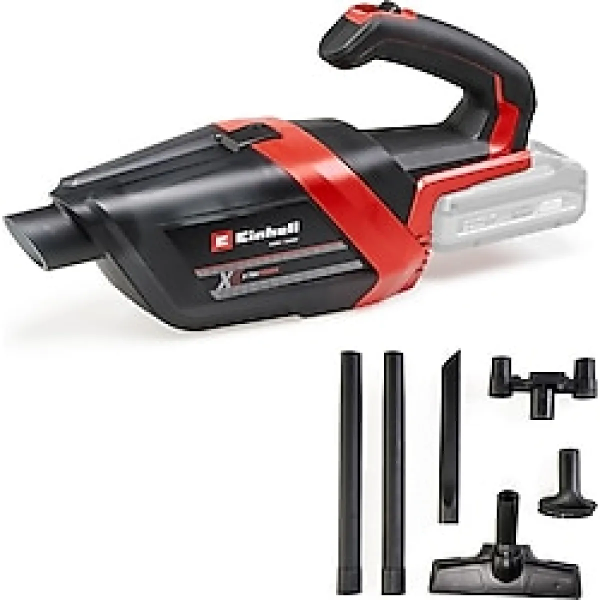Einhell Akülü El Süpürgesi Te-Hv 18/06 Li-Solo Power X-Change (18V, 72 Mbar Emiş Gücü, Dar Alan Başlığı, Döşeme Başlığı, Zemin Başlığı, 0,6 L Toz Haznesi Dahil, Akü Dahil Değild - Siyah