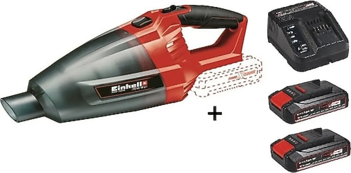 Einhell TE-VC 18 Li Çift Akülü 2.0 Ah Şarjlı El Süpürgesi
