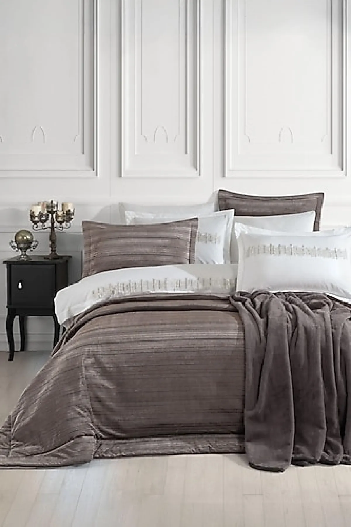 Elart Luxury Kahve 11 Parça Çeyiz Seti