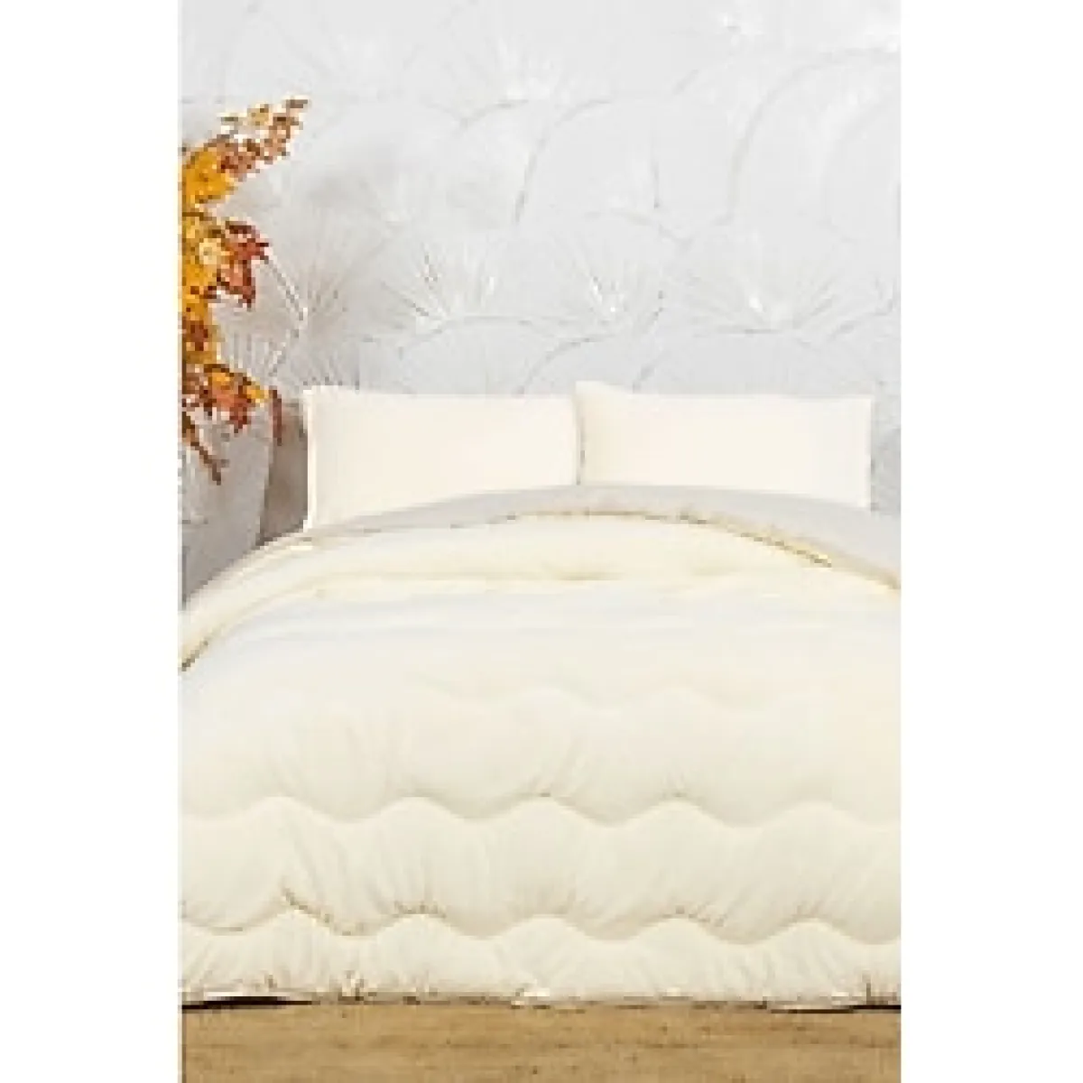 Elart Victor Comfort Uyku Seti Çift Kişilik Wellsoft 3 Parça (195X215 Cm) Krem