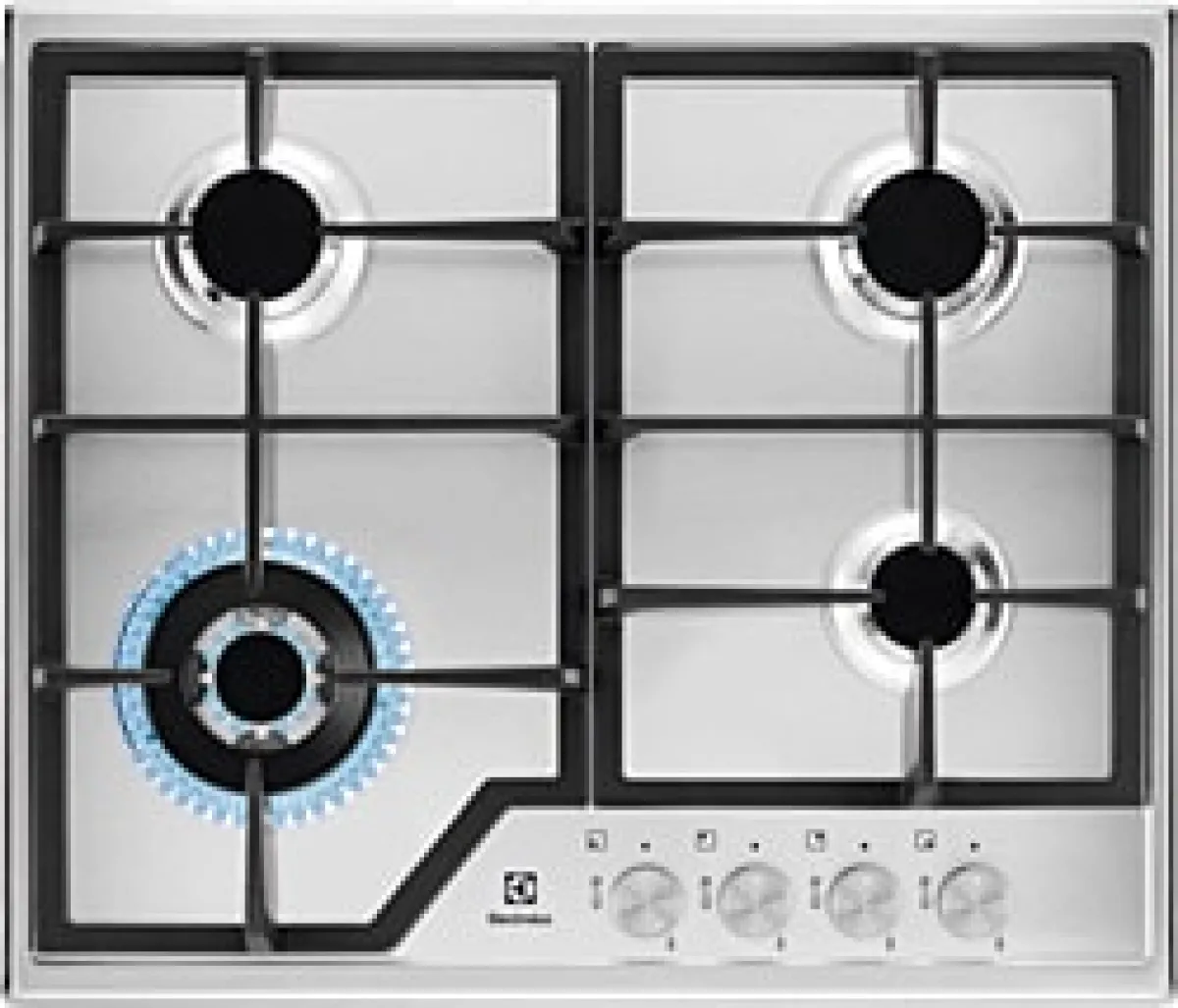 Electrolux EGS6436SX Wok Gözlü Inox Ankastre Ocak