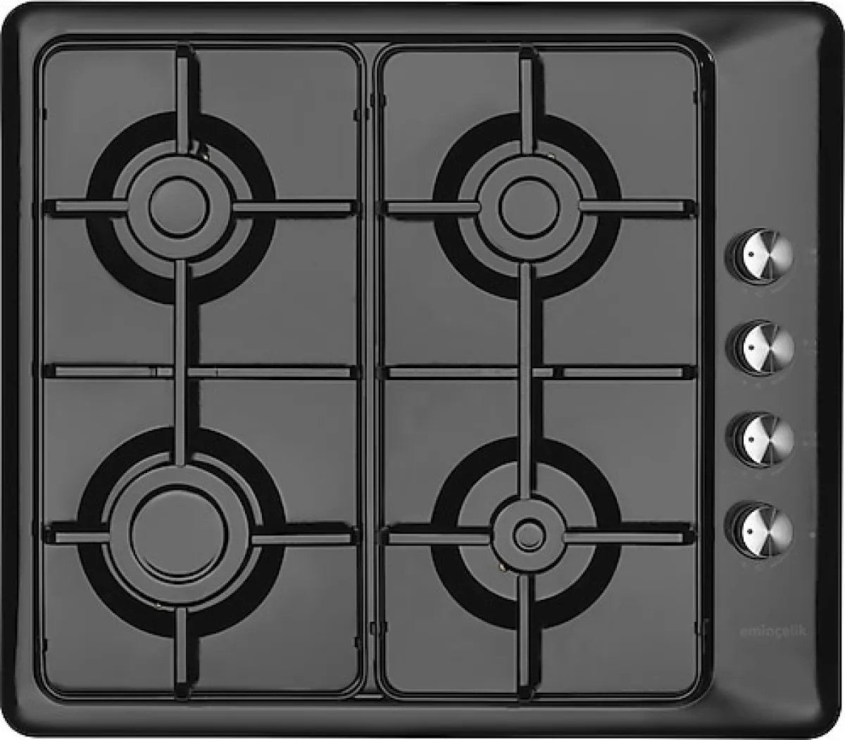 Eminçelik AH 3140 BE60 Siyah Ankastre Ocak