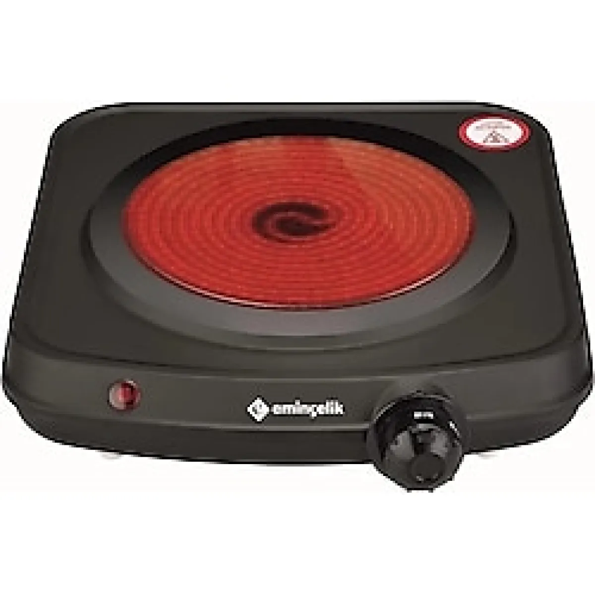 Eminçelik EC-SÜ VCB 01 Tek Gözlü Seramik Set Üstü Elektrikli Ocak