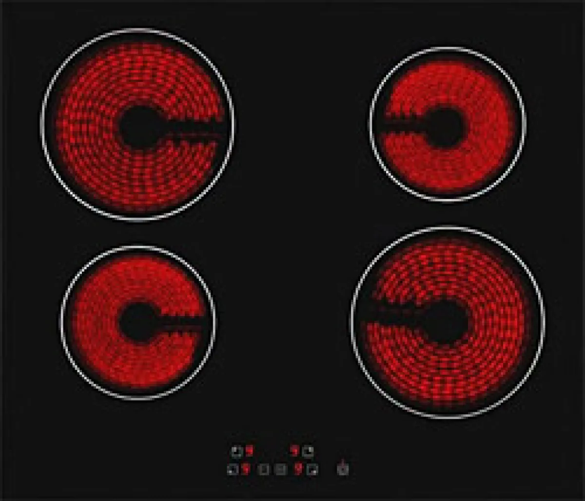 Eminçelik VC 640 Elektrikli Siyah Vitroseramik Ankastre Ocak