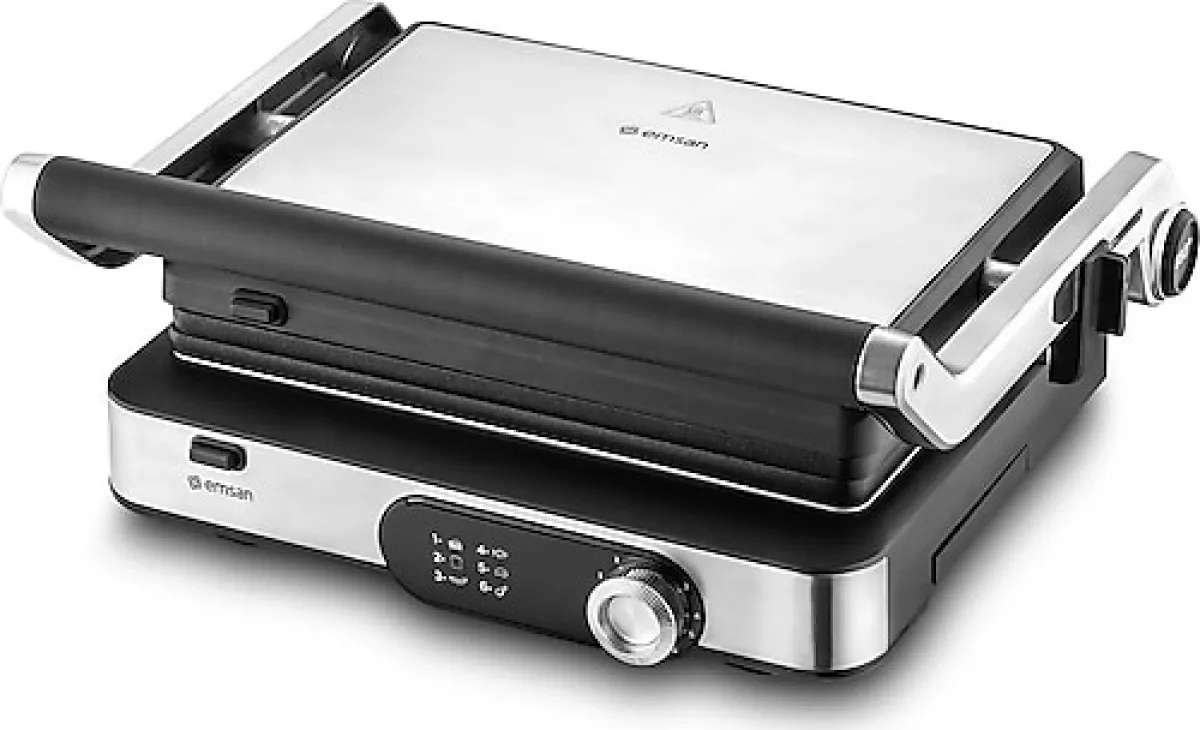 Emsan Grillmaster 2000 W Inox Izgara ve Tost Makinesi
