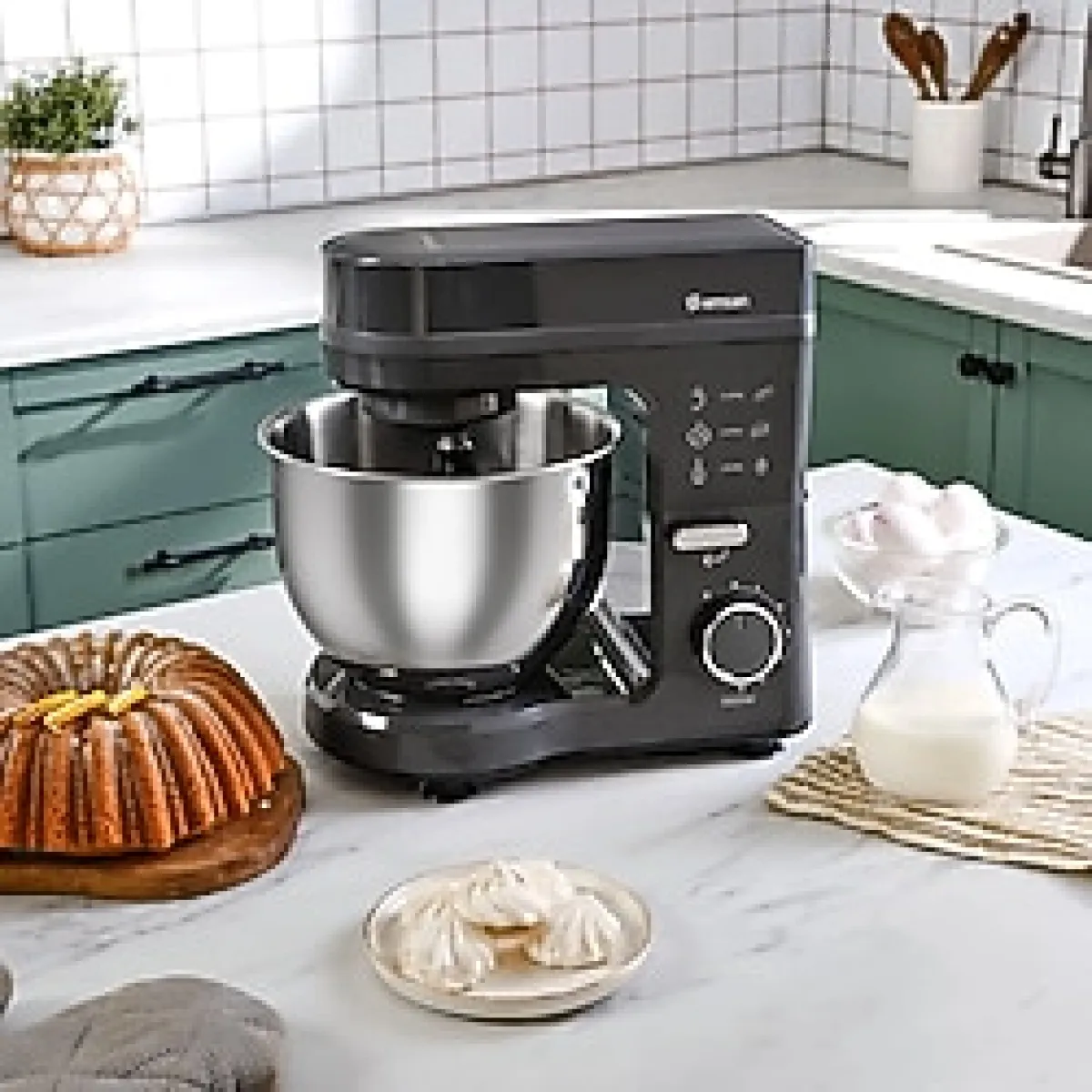 Emsan Maestrochef Stella 1500 W Space Gray 5 lt Hamur Yoğurma Makinesi