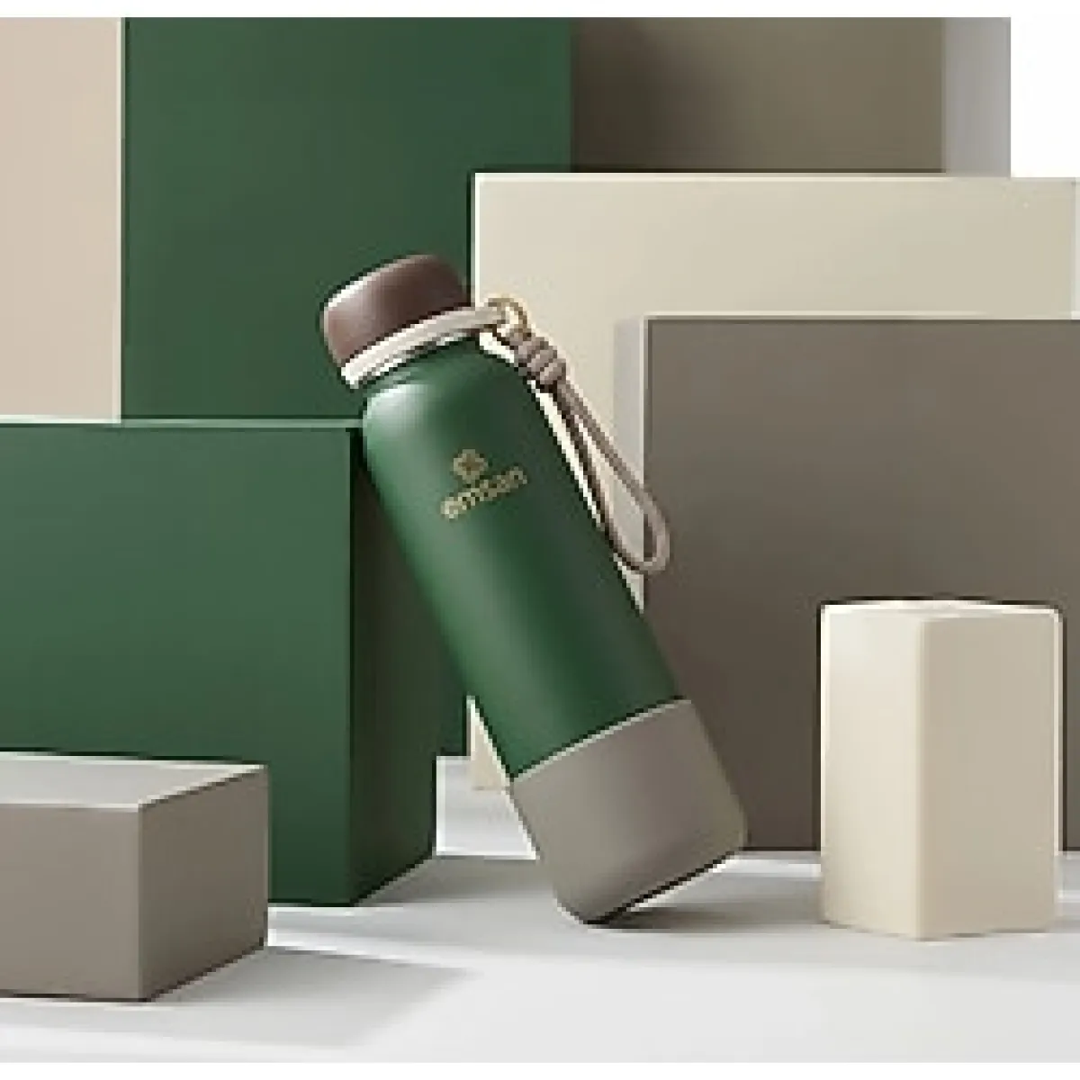 Emsan Thermos Bottle Çelik Sızdırmaz Termos 750 ml Yeşil