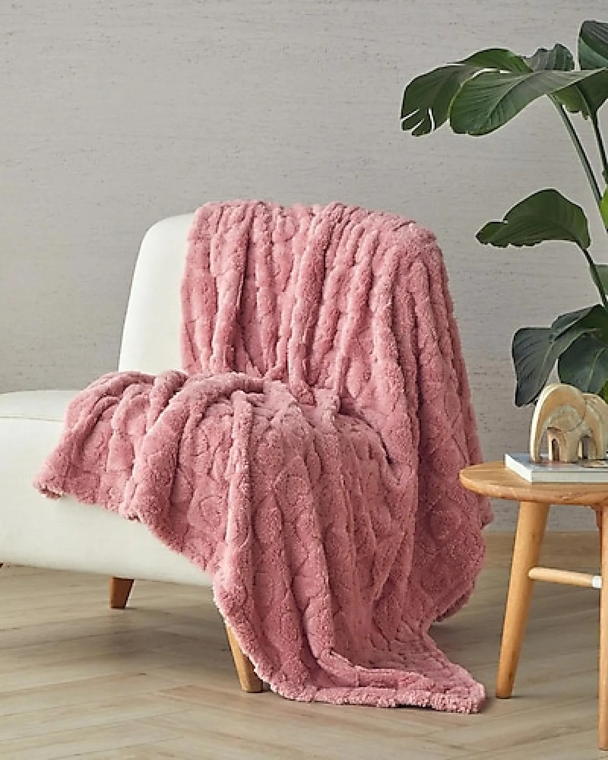 English Home Fancy Love 120x160 cm Jakarlı Welsoft TV Battaniyesi