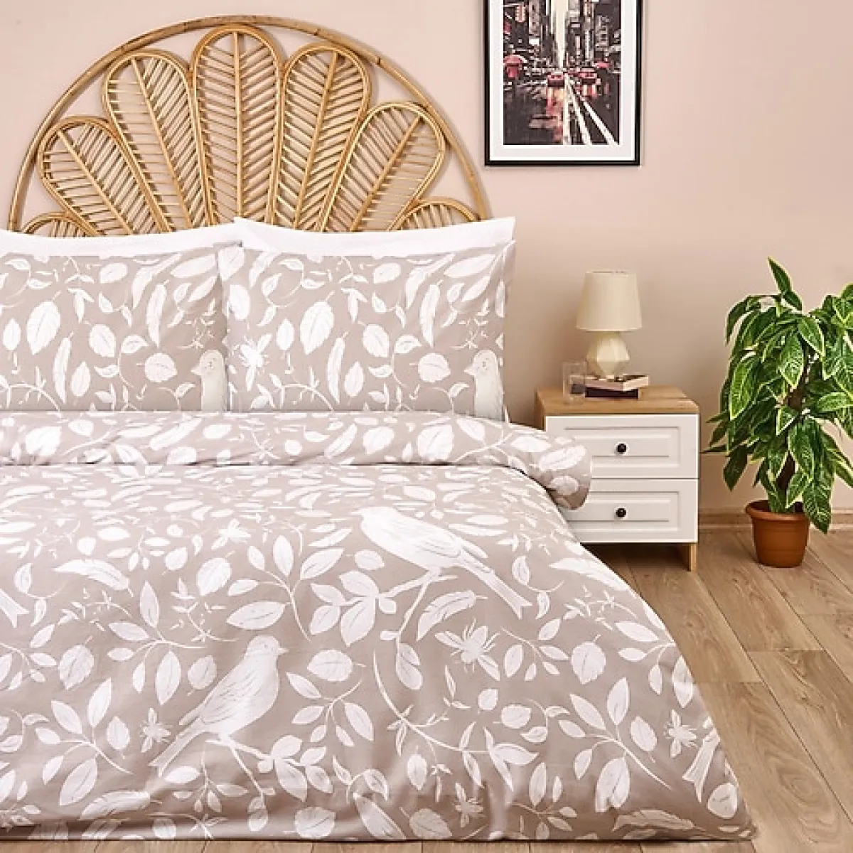 Evidea Soft Avis Çift Kişilik Nevresim Takımı