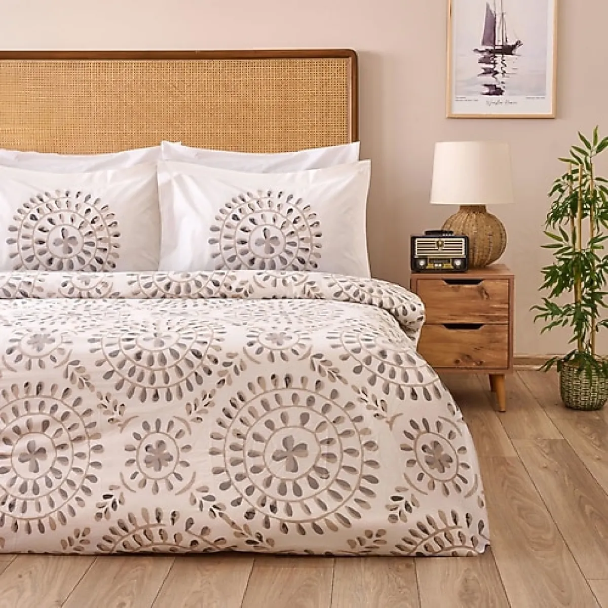 Evidea Soft Butas Çift Kişilik Nevresim Takımı