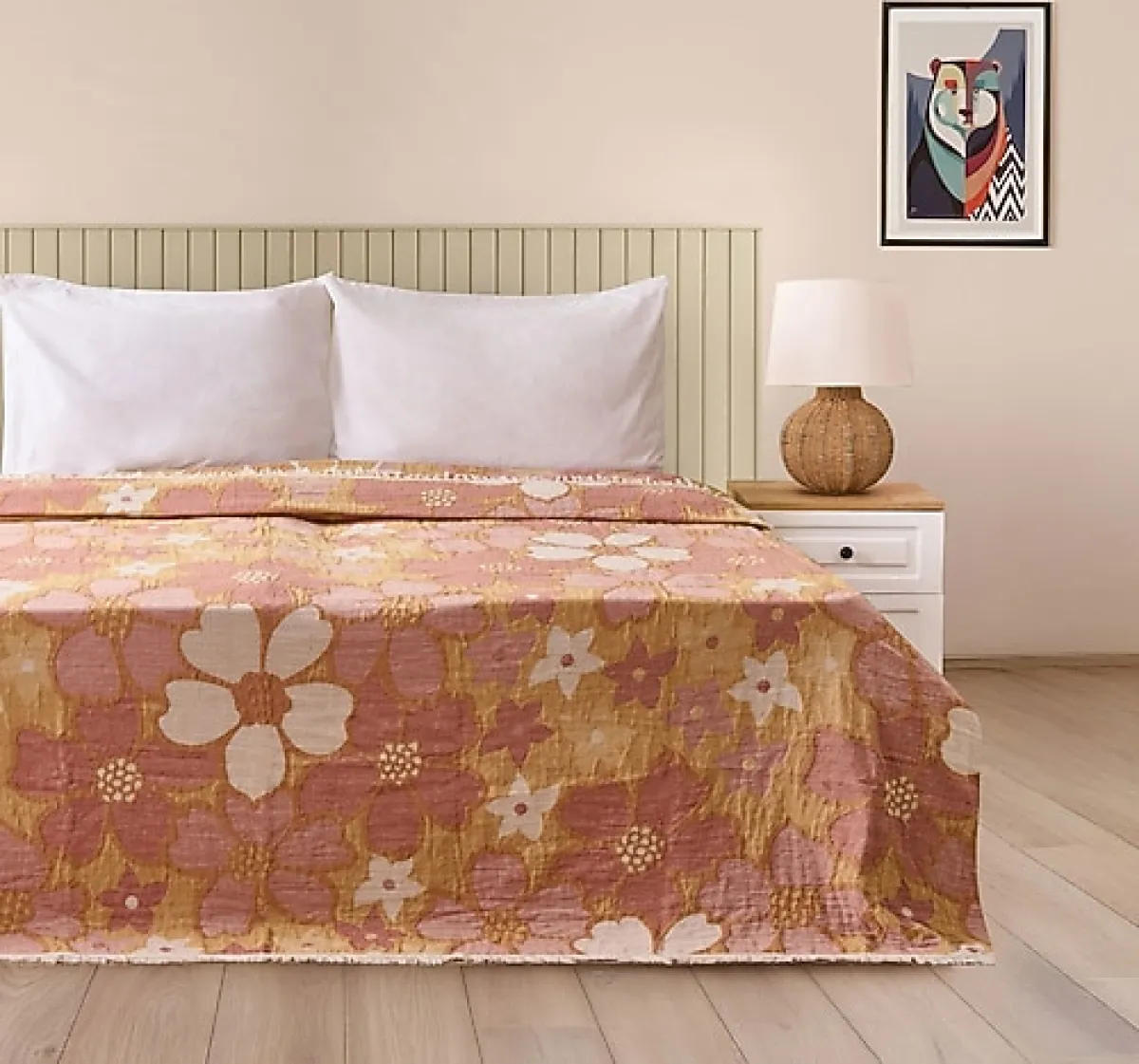 Evidea Soft Earthy Müslin Çift Kişilik Pike