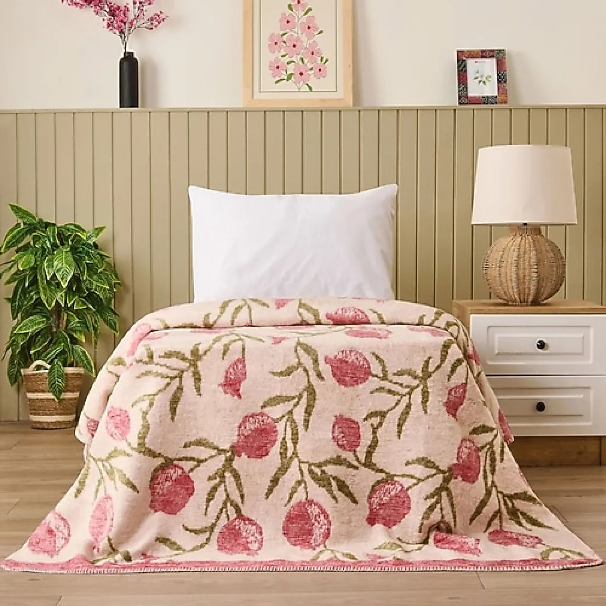 Evidea Soft Granate 150x200 cm Tek Kişilik Battaniye