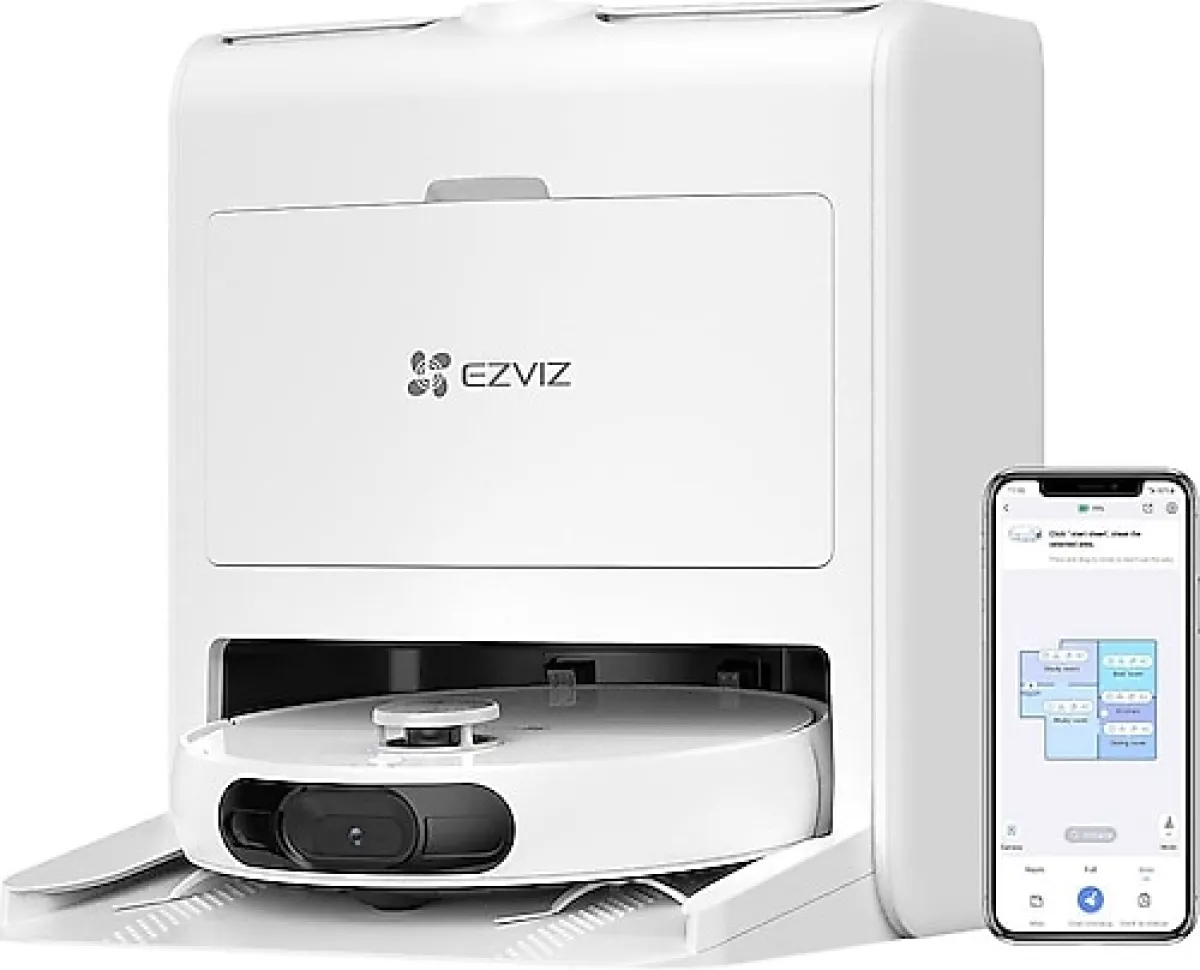 Ezviz RS2 Çöp İstasyonlu Akıllı Robot Süpürge