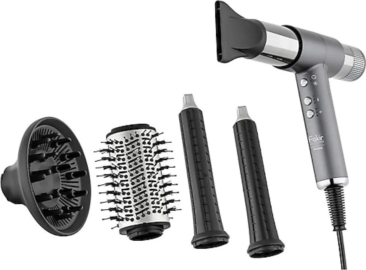 Fakir Airwave 5in1 Silver Saç Şekillendirme Seti