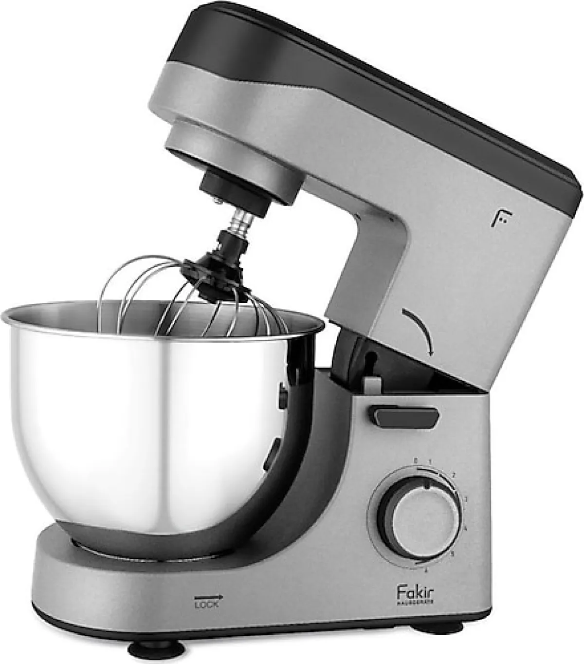 Fakir Arya Silver Stone 1500 W 5 lt Hamur Yoğurma Makinesi