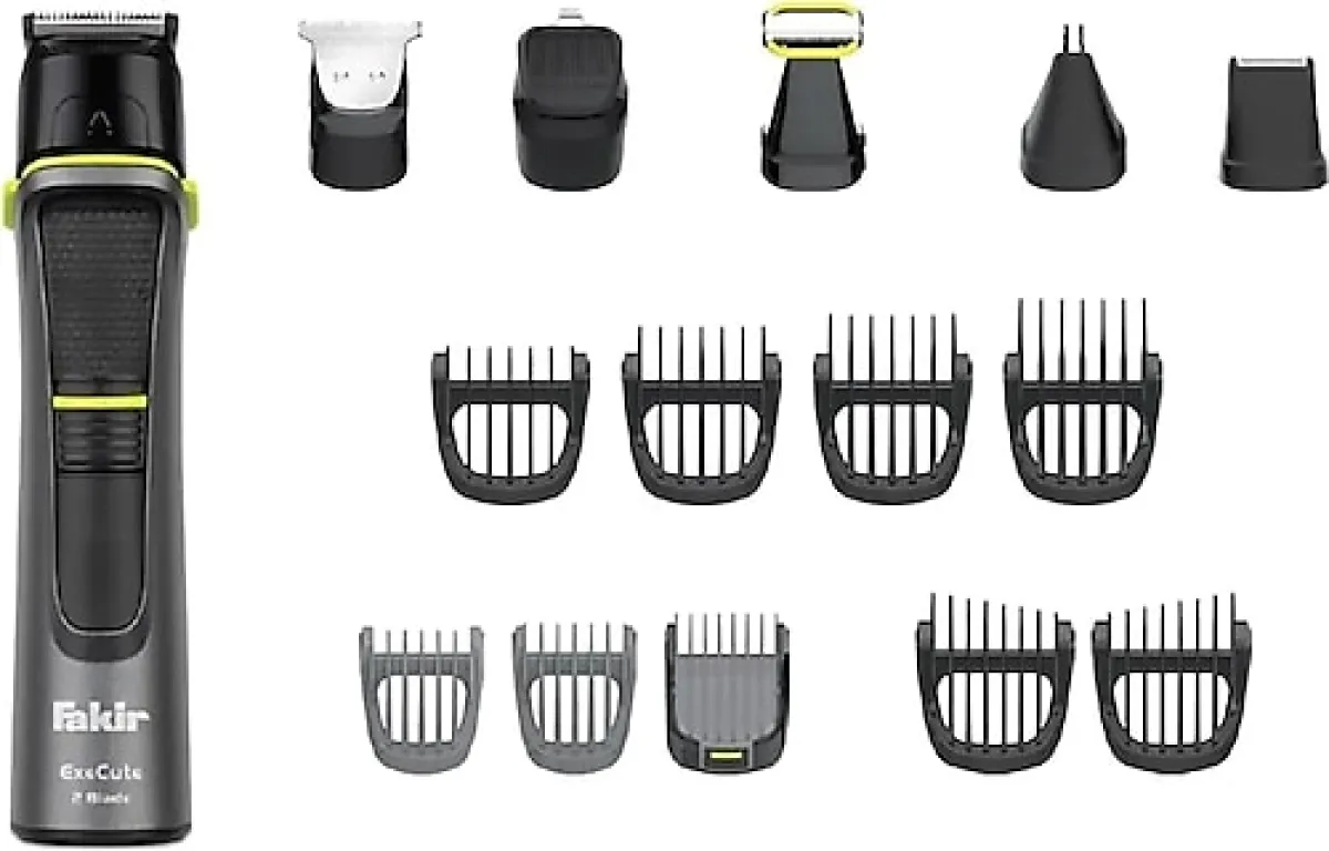 Fakir Execute 2 Blade 15'i 1 Arada Antrasit Erkek Bakım Seti