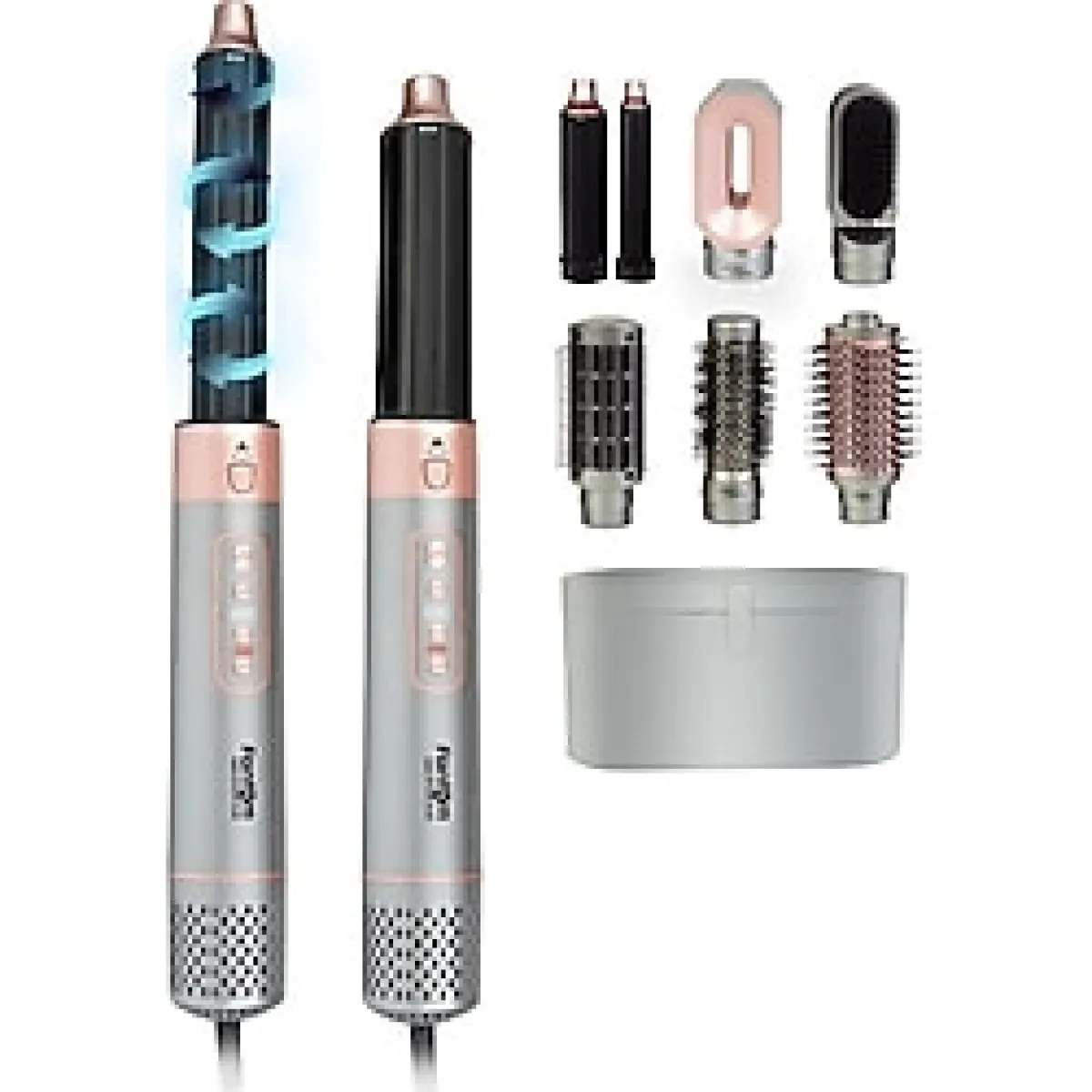 Fantom Pratik Saç Şekillendirici, Güçlü ve Şık Antrasit Renk, Kullanım Kolaylığı - Altın - Gri - Seçenek 1