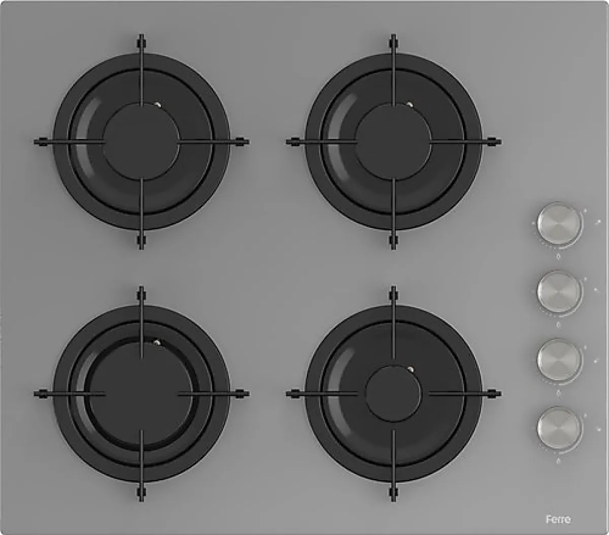 Ferre CS208 Gri Cam Ankastre Ocak
