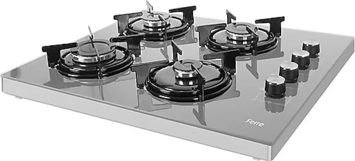 Ferre G2240 CE Gri Cam Set Üstü Ocak
