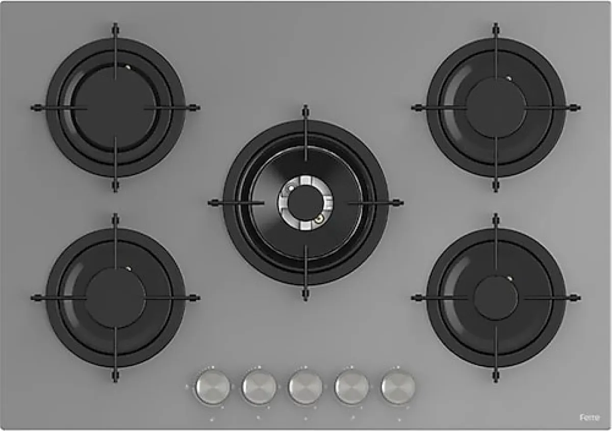 Ferre RS038 Wok Gözlü Gri Ankastre Ocak