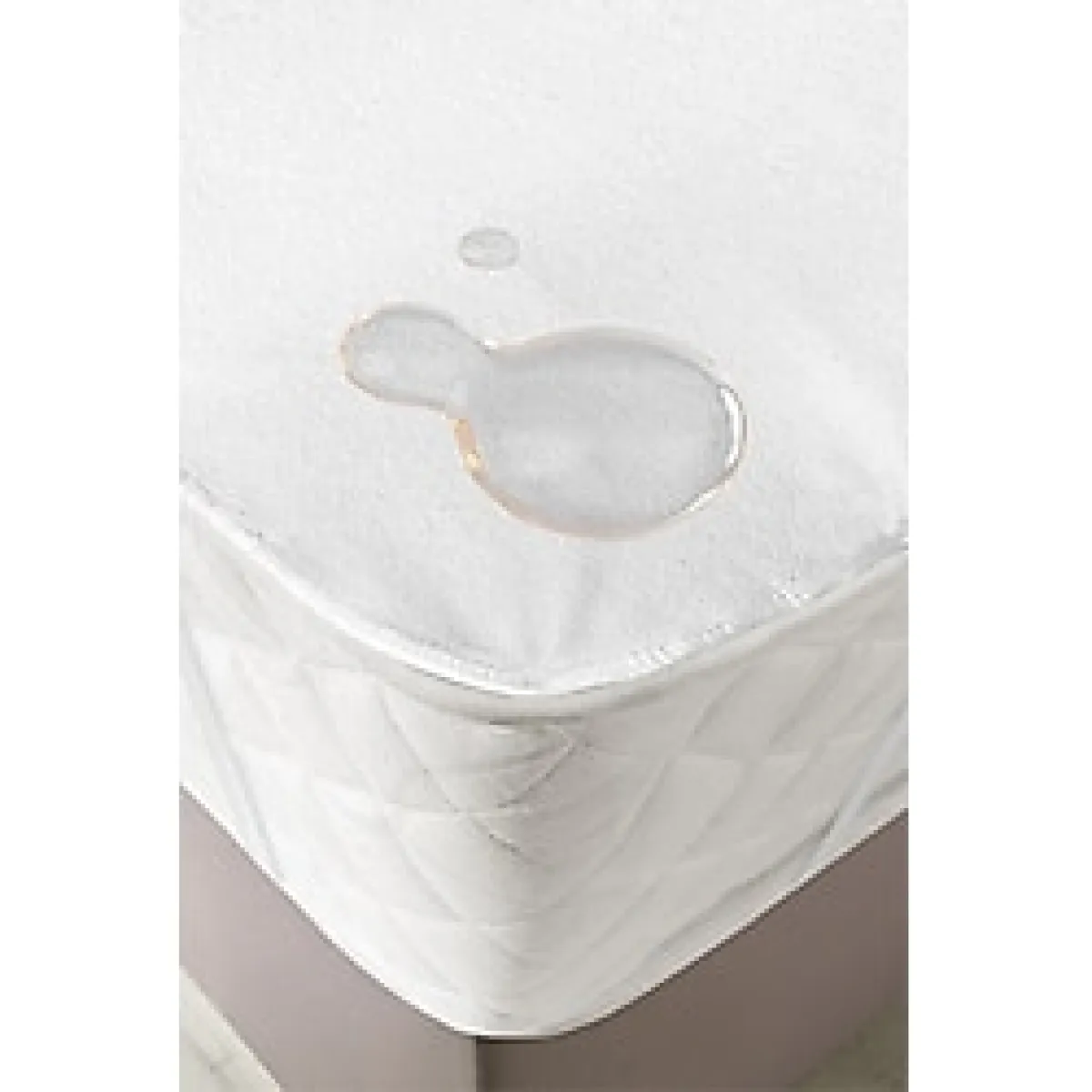 Firuze Eco Pamuklu 4 Köşe Lastikli Sıvı Geçirmez Uzun Ömürlü Yatak Koruyucu Alez 100X200/120X200/160X200/180X200/ - 100 x 200 cm - Beyaz