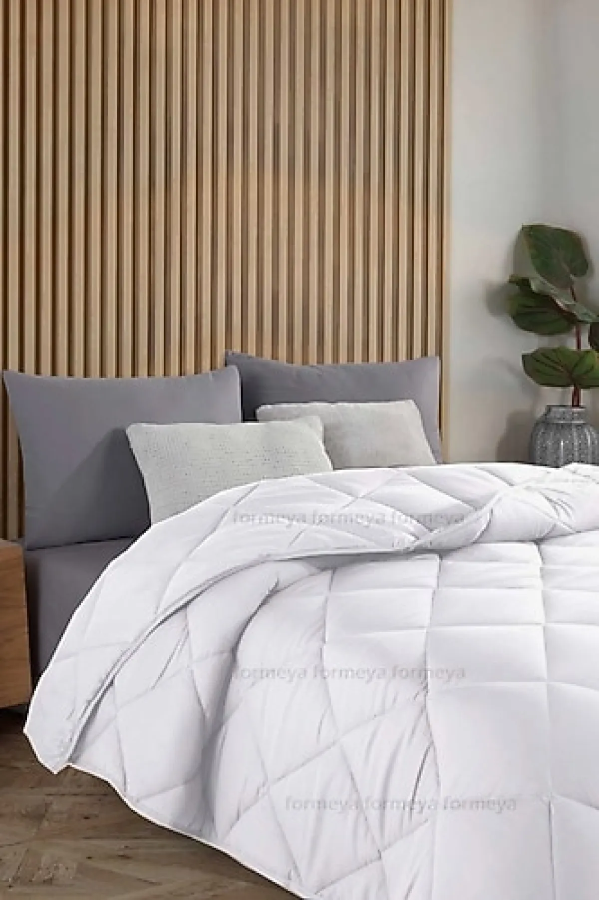 Formeya Soft Beyaz 155x215 cm Silikon Tek Kişilik Yorgan