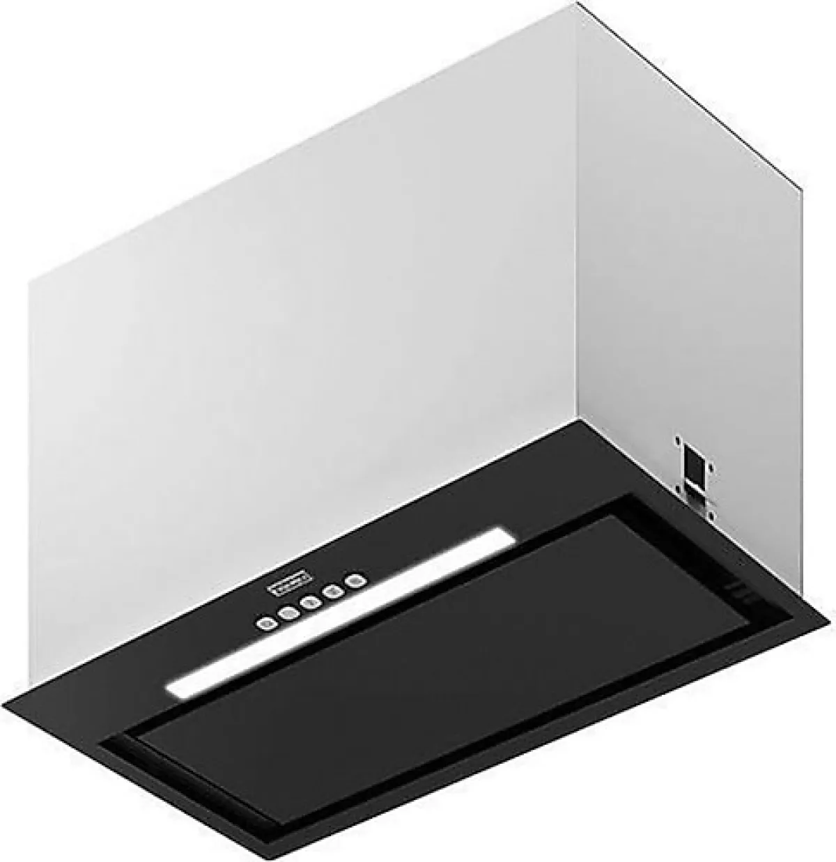 Franke BOX FLUSH EVO FBFE BK MATT A52 Matte Black Ankastre Aspiratör