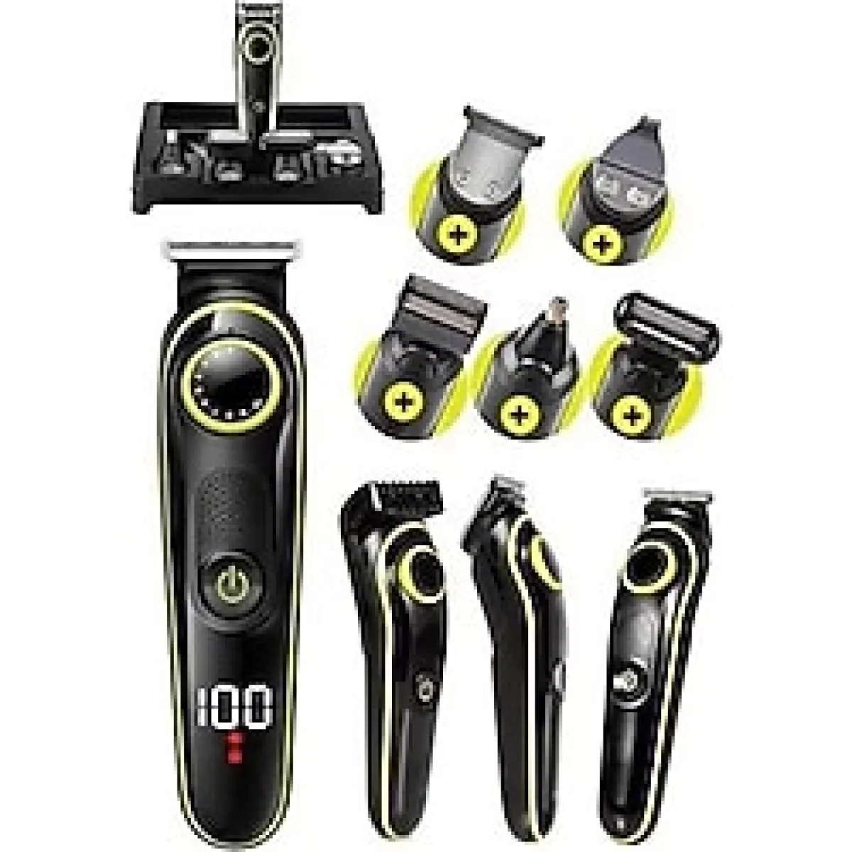 FTA TİCARET Unısex Çok Fonksiyonlu Bakım Seti Led Göstergeli Tıraş Makinesi Saç Sakal Vücut