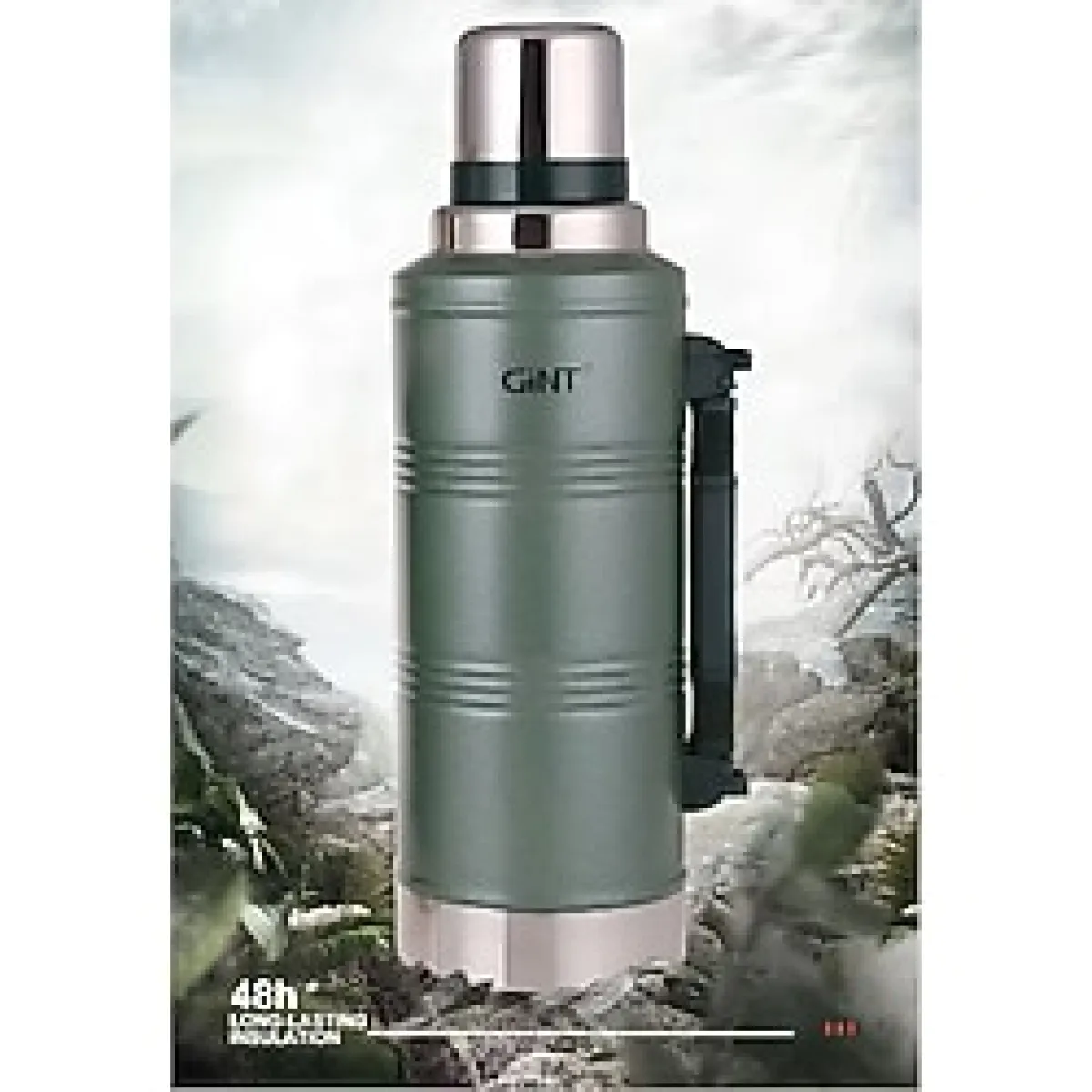 Gint 2.2l Vakumlu Çelik Termos - Beyaz - 1 lt